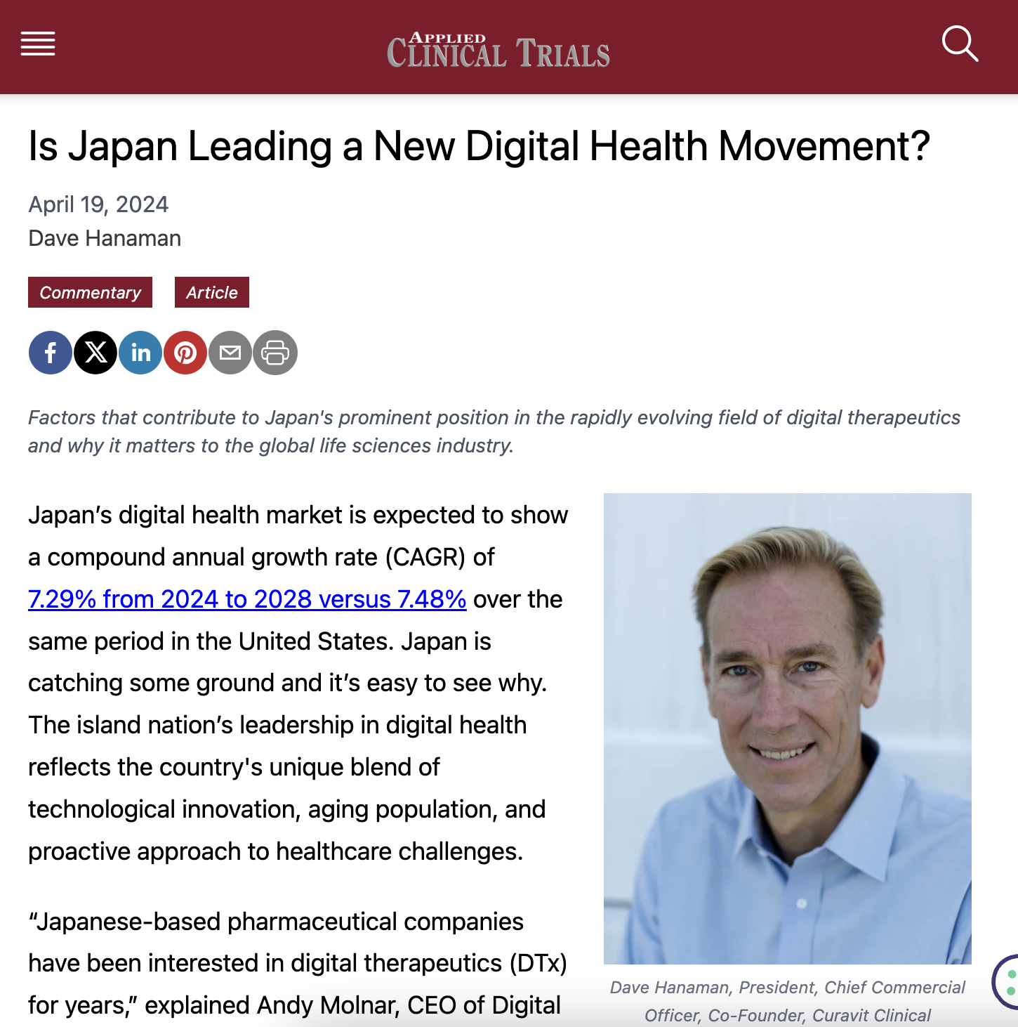 Is Japan Leading a New Digital Health Movement?